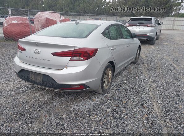 5NPD84LF8KH409919 2019 HYUNDAI ELANTRA Серебряный Задняя правая четверть