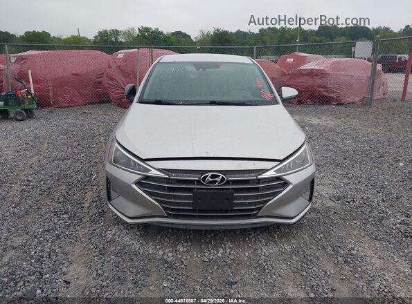 5NPD84LF8KH409919 2019 HYUNDAI ELANTRA Серебряный Вид щитка приборов