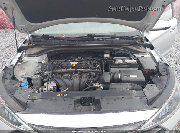 5NPD84LF8KH409919 2019 HYUNDAI ELANTRA Серебряный Вид сзади