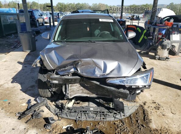 5NPD84LF8KH446551 2019 HYUNDAI ELANTRA Gray Vista frontal