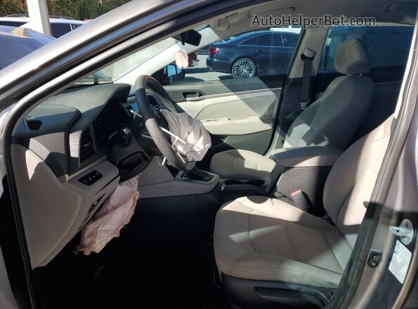 5NPD84LF8KH446551 2019 HYUNDAI ELANTRA Gray Vista interior delantera
