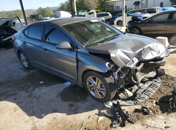5NPD84LF8KH446551 2019 HYUNDAI ELANTRA Gray Delantero derecho
