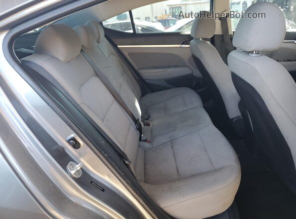 5NPD84LF8KH446551 2019 HYUNDAI ELANTRA Gray Vista de los asientos traseros