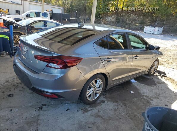 5NPD84LF8KH446551 2019 HYUNDAI ELANTRA Gray Trasero derecho