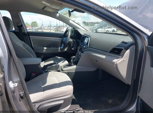 5NPD84LF8KH459929 2019 HYUNDAI ELANTRA Gray Սալոնի դիմացի տեսք