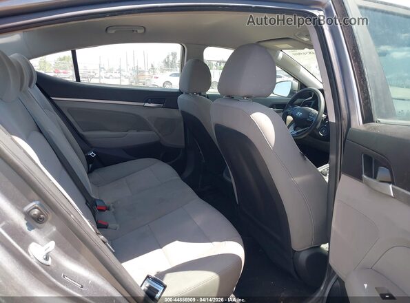 5NPD84LF8KH459929 2019 HYUNDAI ELANTRA Gray VIN կոդի պիտակի տեսք