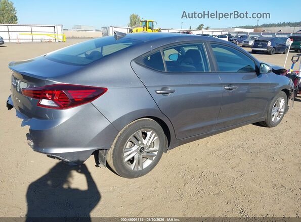 5NPD84LF8KH473751 2019 HYUNDAI ELANTRA Gray უკანა მარჯვენა