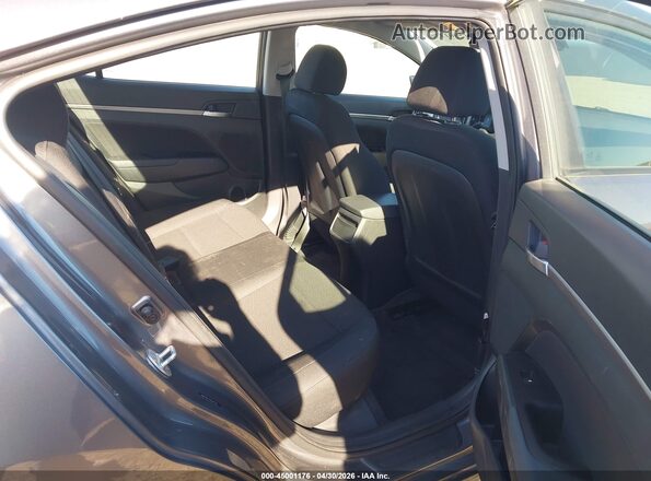 5NPD84LF8KH473751 2019 HYUNDAI ELANTRA Gray VIN კოდის სტიკერის ხედი