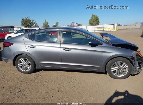 5NPD84LF8KH473751 2019 HYUNDAI ELANTRA Gray სალონის 360-გრადუსიანი ხედი