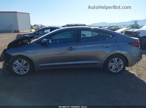 5NPD84LF8KH473751 2019 HYUNDAI ELANTRA Gray 