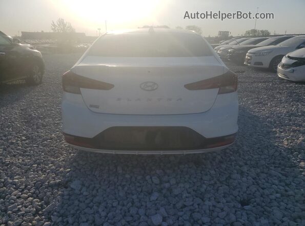 5NPD84LF8KH490632 2019 HYUNDAI ELANTRA Белый Вид сзади