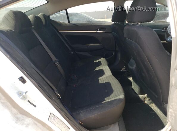 5NPD84LF8KH490632 2019 HYUNDAI ELANTRA Белый Вид задних сидений