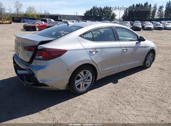 5NPD84LF8LH625089 2020 HYUNDAI ELANTRA Silver Rear right