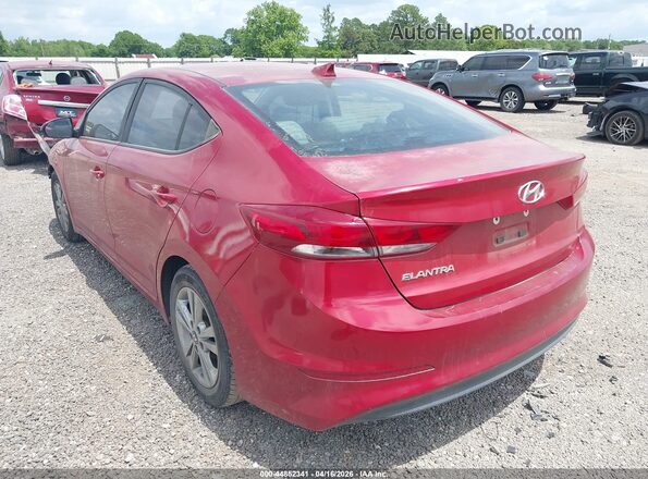 5NPD84LF9HH158658 2017 HYUNDAI ELANTRA Red 