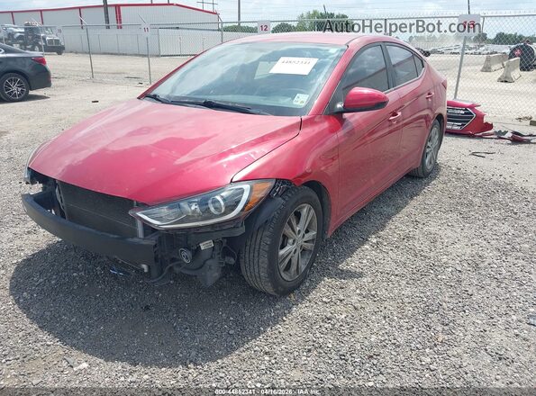 5NPD84LF9HH158658 2017 HYUNDAI ELANTRA Red 