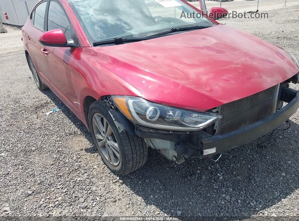 5NPD84LF9HH158658 2017 HYUNDAI ELANTRA Red 