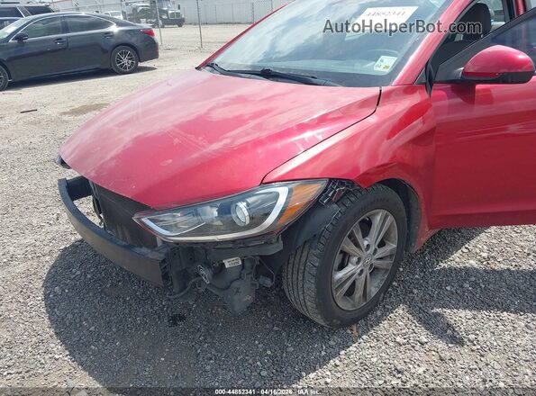 5NPD84LF9HH158658 2017 HYUNDAI ELANTRA Red 