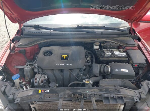 5NPD84LF9HH158658 2017 HYUNDAI ELANTRA Red 