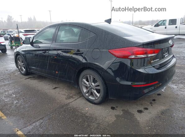 5NPD84LF9HH178733 2017 HYUNDAI ELANTRA Black Tył lewy