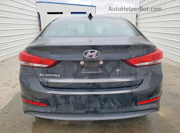 5NPD84LF9HH187612 2017 HYUNDAI ELANTRA Черный Вид сзади
