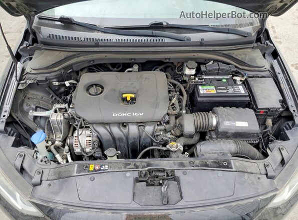 5NPD84LF9HH187612 2017 HYUNDAI ELANTRA Черный Вид задней части салона