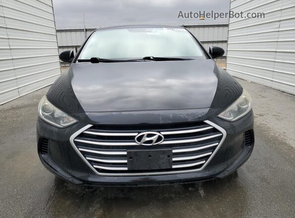 5NPD84LF9HH187612 2017 HYUNDAI ELANTRA Черный Вид наклейки с VIN-кодом