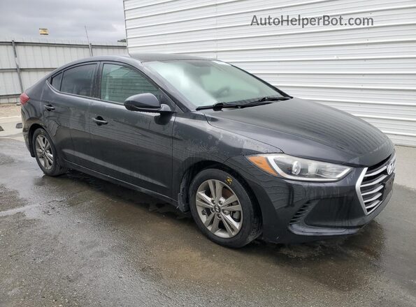 5NPD84LF9HH187612 2017 HYUNDAI ELANTRA Черный 