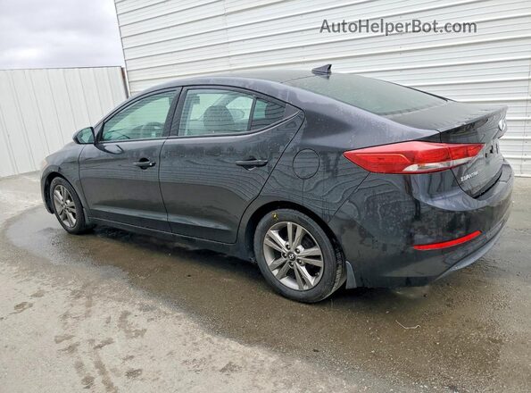 5NPD84LF9HH187612 2017 HYUNDAI ELANTRA Черный Задняя левая четверть