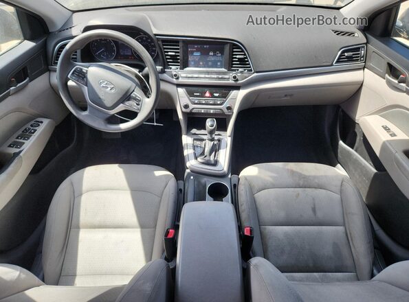 5NPD84LF9HH187612 2017 HYUNDAI ELANTRA Черный Панорамный вид салона 360°