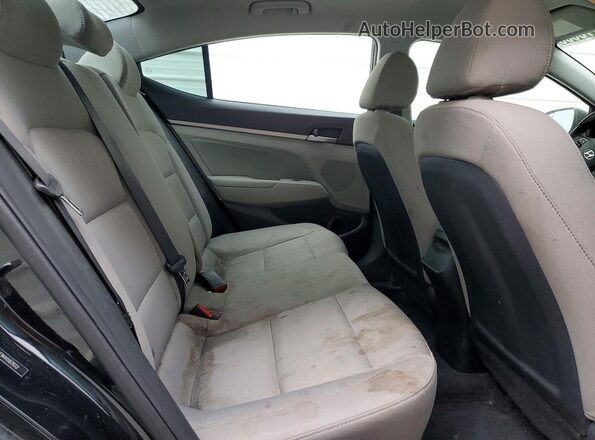 5NPD84LF9HH187612 2017 HYUNDAI ELANTRA Черный Вид задних сидений