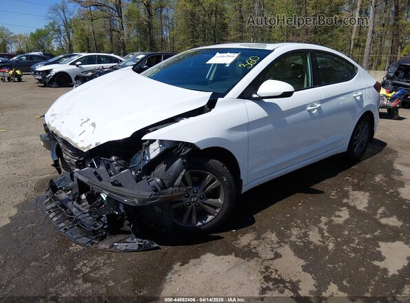 5NPD84LF9JH236359 2018 HYUNDAI ELANTRA White Przód lewy