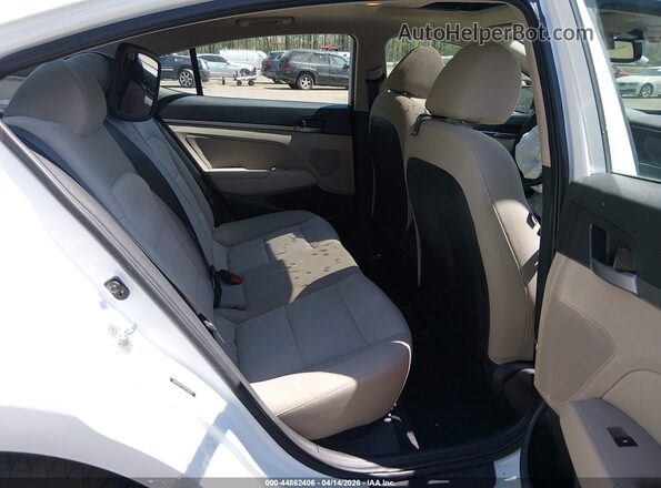 5NPD84LF9JH236359 2018 HYUNDAI ELANTRA White Widok naklejki z numerem VIN