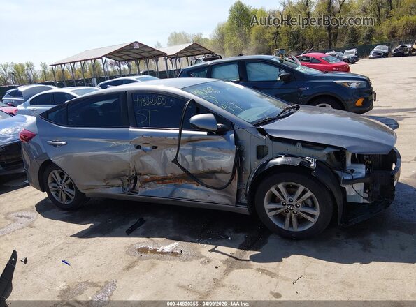 5NPD84LF9JH344352 2018 HYUNDAI ELANTRA Gray Панорамний вид салону 360°