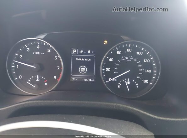 5NPD84LF9JH374287 2018 HYUNDAI ELANTRA Black Widok tylnych siedzeń