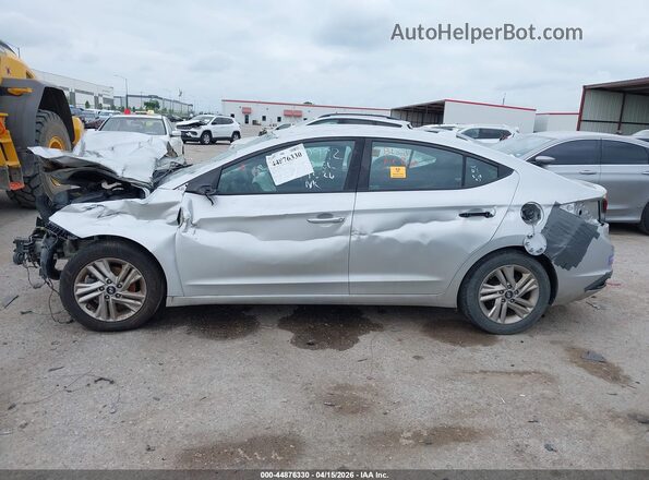 5NPD84LF9LH509724 2020 HYUNDAI ELANTRA Silver Vista interior trasera