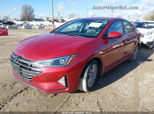 5NPD84LF9LH518939 2020 HYUNDAI ELANTRA Red Передня ліва чверть