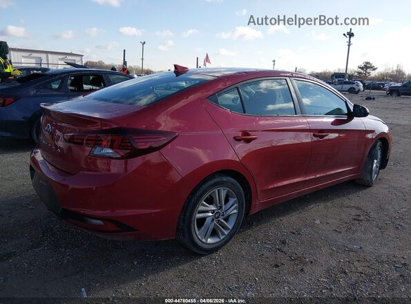 5NPD84LF9LH518939 2020 HYUNDAI ELANTRA Red Задня права чверть