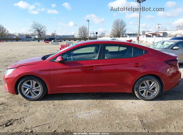 5NPD84LF9LH518939 2020 HYUNDAI ELANTRA Red Панорамний вид салону 360°