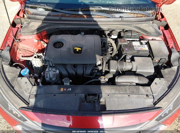 5NPD84LF9LH518939 2020 HYUNDAI ELANTRA Red Вид ззаду