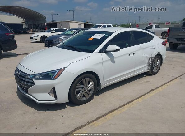 5NPD84LF9LH611010 2020 HYUNDAI ELANTRA White Vista tres cuartos delantera izquierda