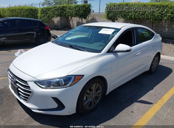 5NPD84LFXJH376372 2018 HYUNDAI ELANTRA White Передня ліва чверть