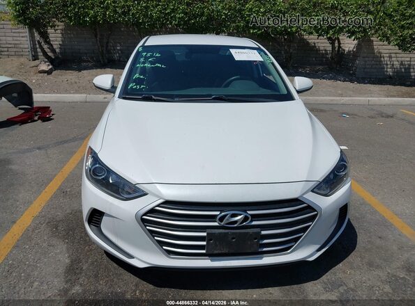 5NPD84LFXJH376372 2018 HYUNDAI ELANTRA White Вид задньої частини салону