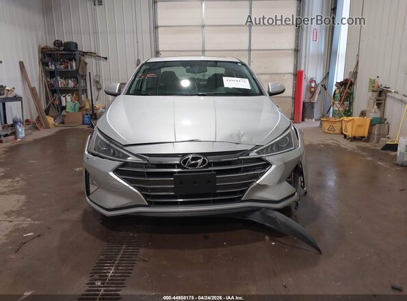 5NPD84LFXKH450584 2019 HYUNDAI ELANTRA Gray ხელსაწყოთა პანელის ხედი