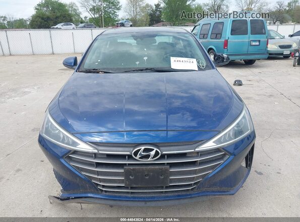 5NPD84LFXLH517072 2020 HYUNDAI ELANTRA Blue Սալոնի հետևի տեսք
