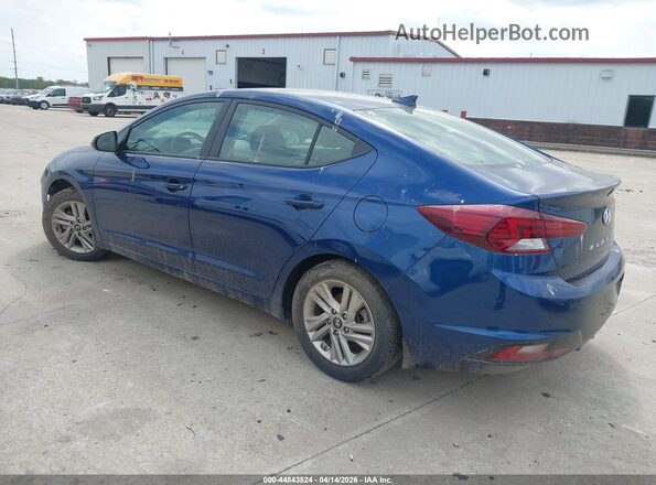 5NPD84LFXLH517072 2020 HYUNDAI ELANTRA Blue Հետևի ձախ