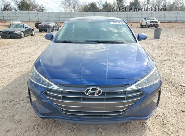 5NPD84LFXLH562898 2020 HYUNDAI ELANTRA Blue Vista frontal