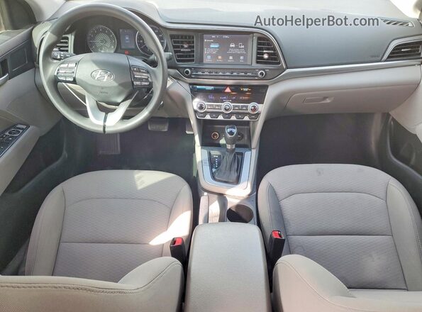 5NPD84LFXLH562898 2020 HYUNDAI ELANTRA Blue Vista del salpicadero