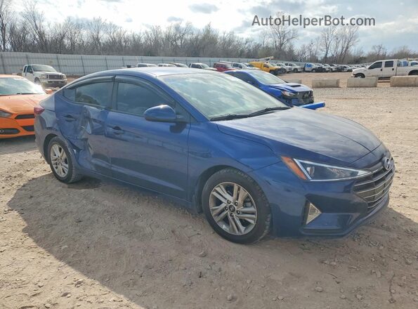 5NPD84LFXLH562898 2020 HYUNDAI ELANTRA Blue Delantero derecho