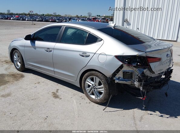 5NPD84LFXLH590930 2020 HYUNDAI ELANTRA Silver Հետևի ձախ