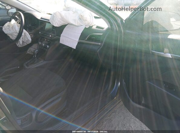 5NPD84LFXLH623618 2020 HYUNDAI ELANTRA Black Widok wnętrza z przodu